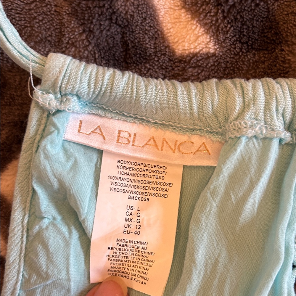 La Blanca illusion crinkle cover up dress - Picture 6 of 8
